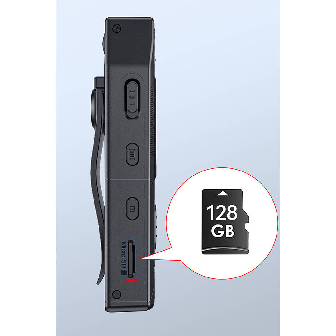 1.3inch Ekranlı 180 Derece Dönebilen 1080P Vücut Kamerası - Siyah - 3