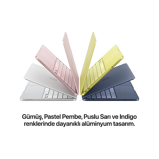 Apple MacBook Neo A18 Pro 8GB 256GB SSD macOS 13" Taşınabilir Bilgisayar Pastel Pembe MHFH4TU/A - 3