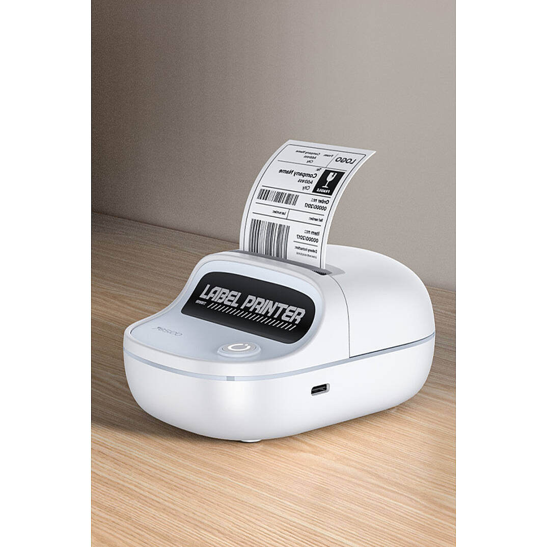 Bluetooth Destekli Taşınabilir Termal Etiket ve Barkod Yazıcı - Siyah - 4