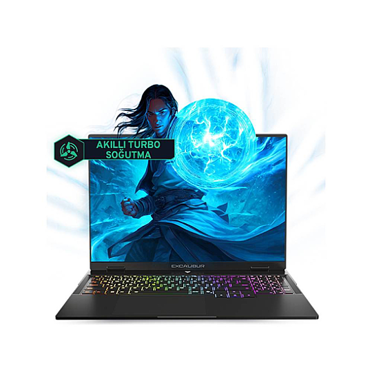 Casper Excalibur G915 Intel Core i7 13620H 32GB 1TB SSD RTX5060 Freedos 16" 165Hz Taşınabilir Bilgisayar G915.1362-DF60X-C - 4
