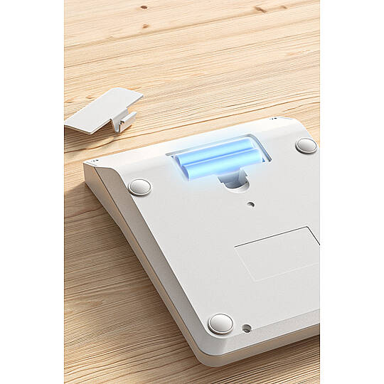 Güneş Enerjili Hesap Makinesi - Beyaz - 3