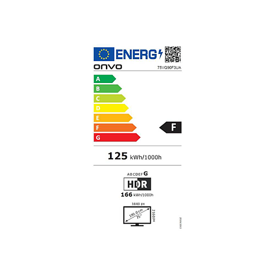 Onvo 75VQ90F3UA 75'' 190 Ekran Uydu Alıcılı 4K Ultra HD Google Smart QLED TV - 2