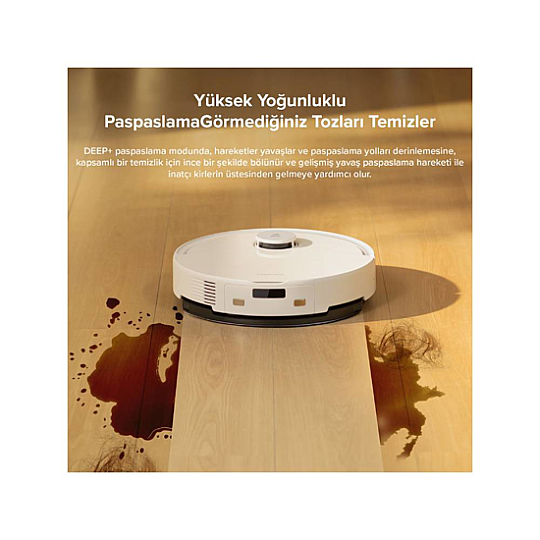 Roborock Q8 Max Pro Akıllı Robot Süpürge Beyaz - 5