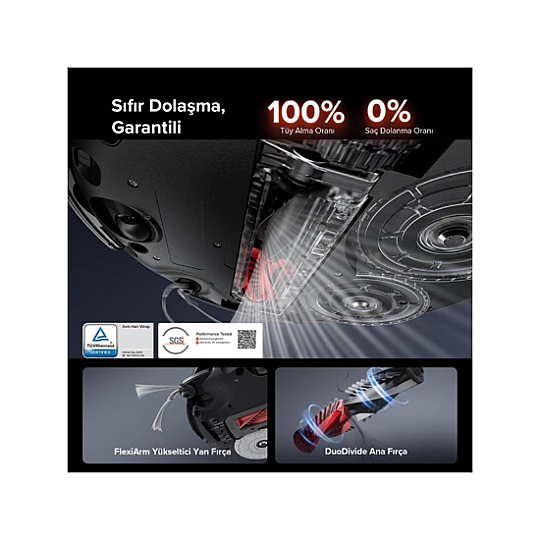 Roborock Saros 10R Akıllı Robot Süpürge Siyah - 3